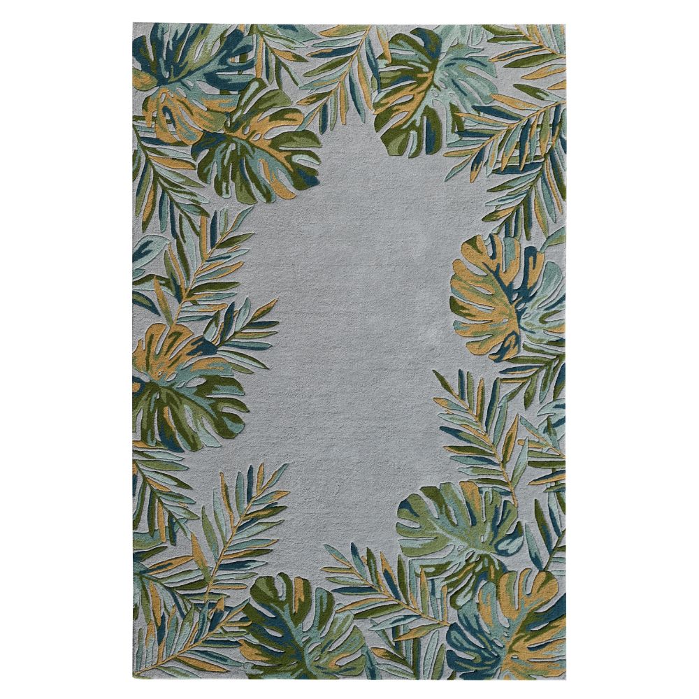 KAS 3003 COVE 3003 27"X 45" Area Rug in Grey/Green